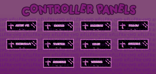 Controller Panels | pink