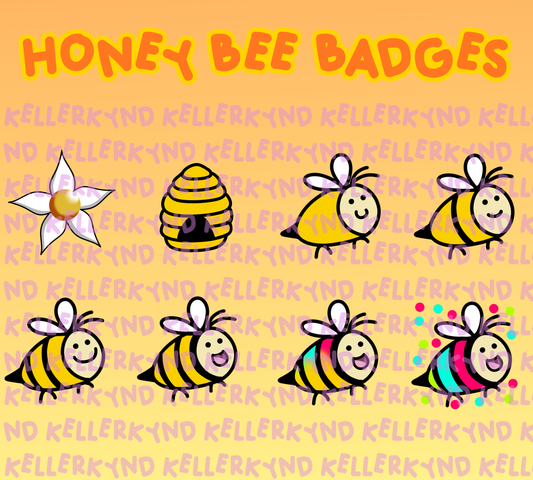 Honey Bee Badges