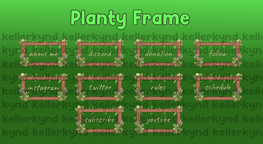 Planty Frame Panels